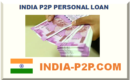 INDIA P2P PERSONAL LOAN